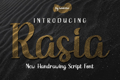Rasia Font twinletter 