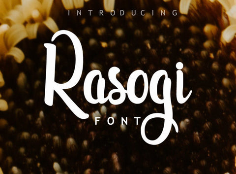 Rasogi Font Font Leamsign Studio 