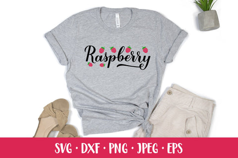 Raspberry hand lettered SVG Hand drawn berries SVG LaBelezoka 