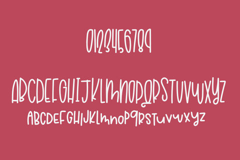 Raspberry Macchiato Font Kitaleigh 