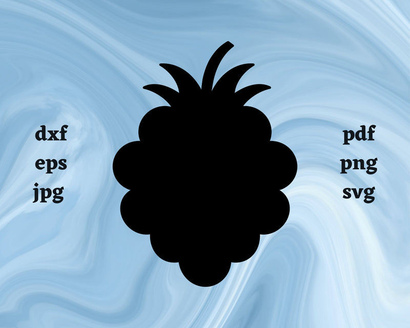 Raspberry SVG Cut File SVG Northern Light SVG 