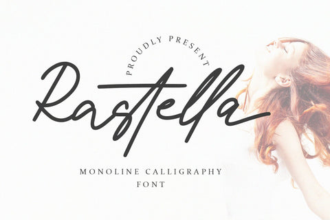 Rastella - Monoline Script Font Alpaprana Studio 
