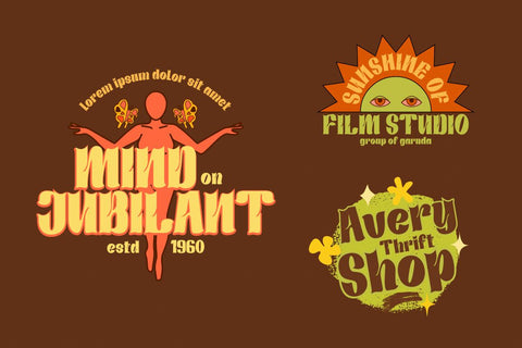 Rastiku | Groovy Retro Font Font twinletter 