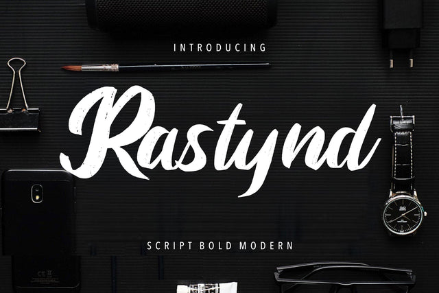 Rastynd Script Bold Modern Font Creatype Studio 
