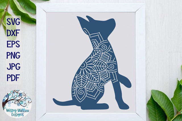 Rat Terrier Mandala SVG SVG Wispy Willow Designs 