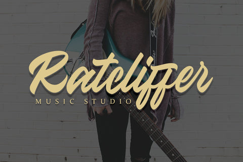 Ratcliffer - Modern Script Font Font Alpaprana Studio 