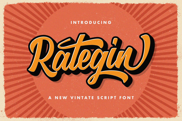 Rategin - Vintage Script Font Font StringLabs 
