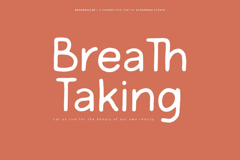 Rathskeller - Handwritten Font Font Alpaprana Studio 