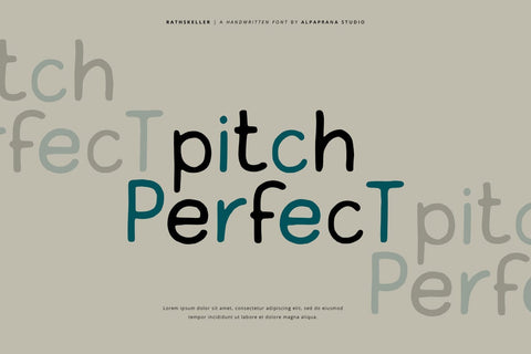 Rathskeller - Handwritten Font Font Alpaprana Studio 