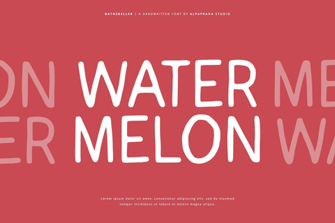 Rathskeller - Handwritten Font Font Alpaprana Studio 