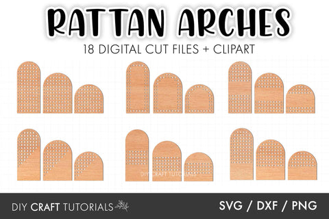 Rattan Arch SVG Bundle SVG DIY Craft Tutorials 