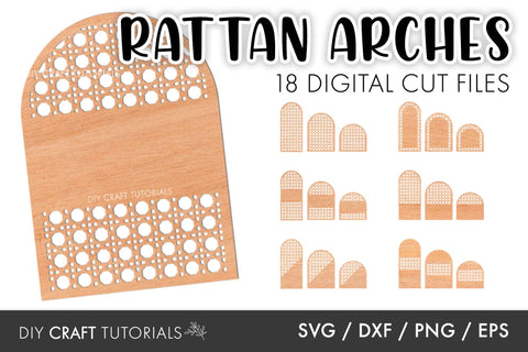 Rattan Arch SVG Bundle SVG DIY Craft Tutorials 