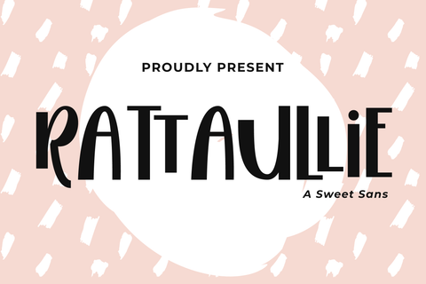 Rattaullie - A Sweet Sans Font Fallen Graphic Studio 