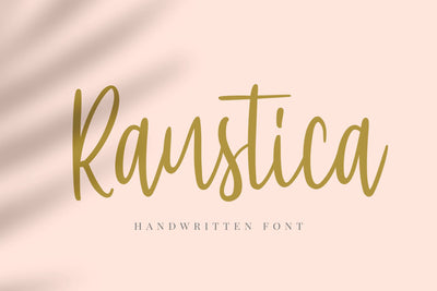 Raustica Font Hayletter Creative 