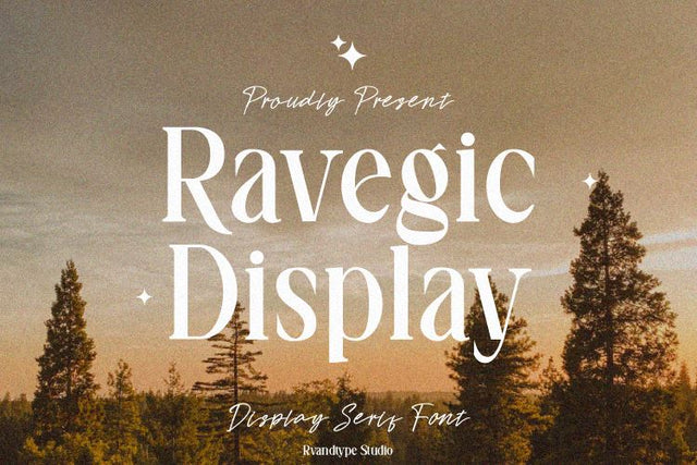 Ravegic - Display Serif Font Irvan Randi 