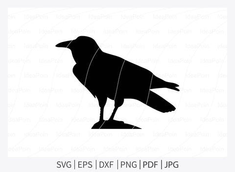 Raven svg, Crow Silhouettes, Raven SVG Bundle, Raven clip art, Flying Crow svg, Raven cut file, Raven silhouette, Crow svg, Raven Clipart SVG Dinvect 
