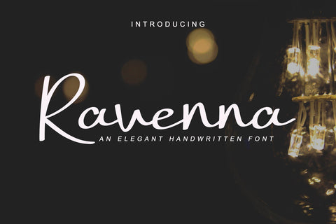 Ravenna Font AEN Creative Store 