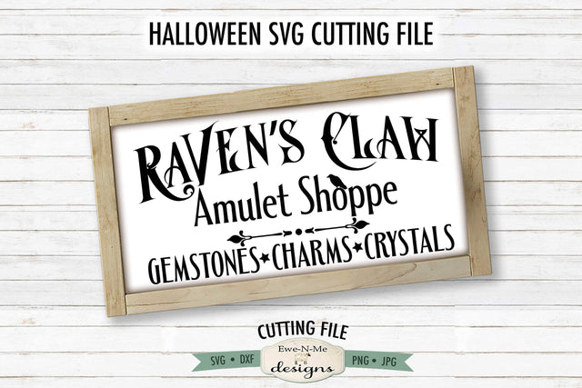 Raven's Claw Amulet Shoppe SVG | Halloween SVG Cut File SVG Ewe-N-Me Designs 