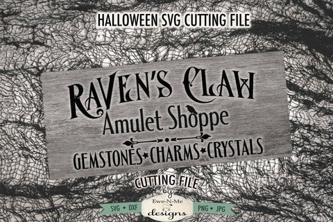 Raven's Claw Amulet Shoppe SVG | Halloween SVG Cut File SVG Ewe-N-Me Designs 