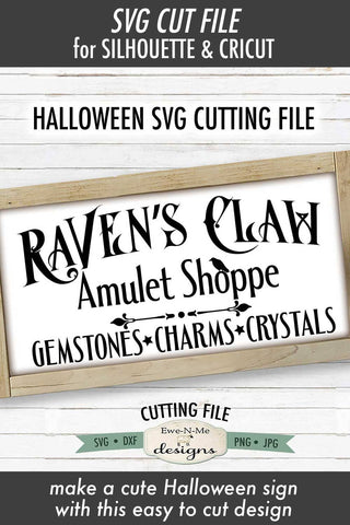 Raven's Claw Amulet Shoppe SVG | Halloween SVG Cut File SVG Ewe-N-Me Designs 