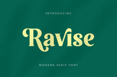Ravise - Modern Serif Font Suby Studio 
