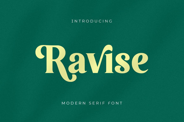Ravise - Modern Serif Font Suby Studio 