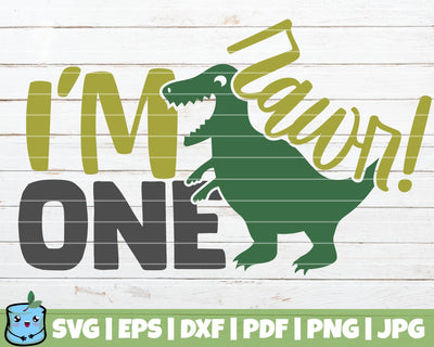 Rawr I'm One SVG MintyMarshmallows 