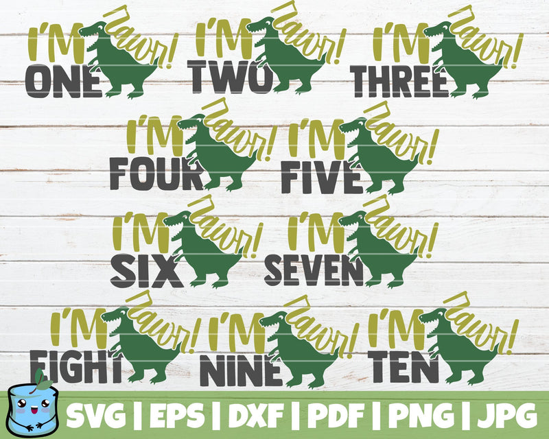 Rawr! I'm ... SVG Bundle SVG MintyMarshmallows 