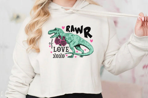 Rawr of Love T-Rex Valentine PNG Sublimation Jagonath Roy 
