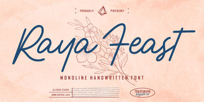 Raya Feast Font Allouse.Studio 