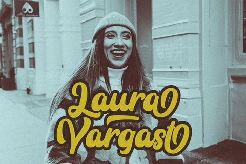 Rayhue - Retro Bold Script Font Font StringLabs 