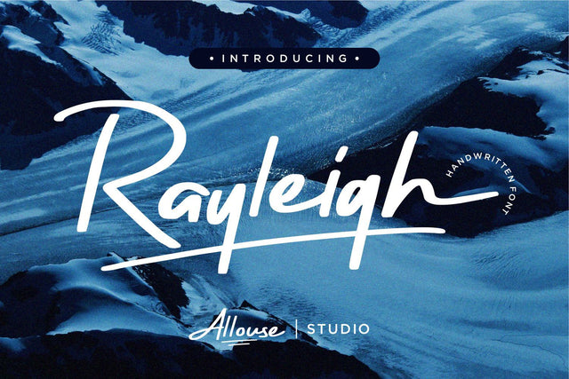 Rayleigh - Handwritten font Font Allouse.Studio 