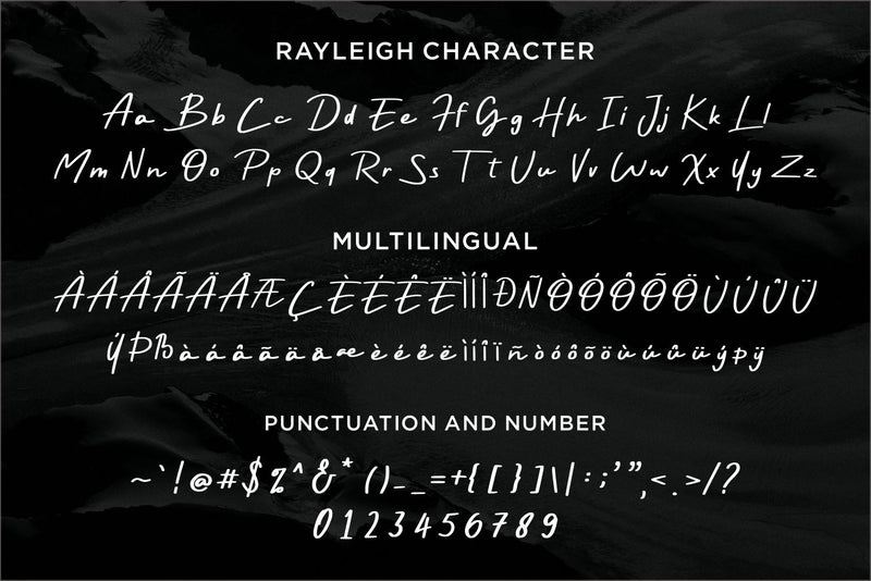 Rayleigh - Handwritten font - So Fontsy