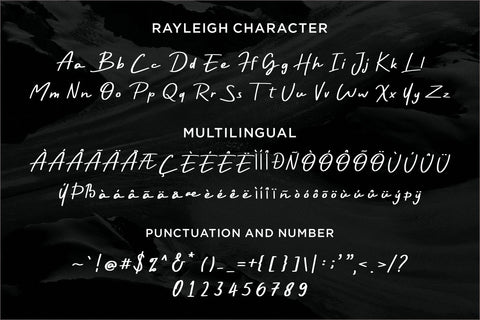 Rayleigh - Handwritten font Font Allouse.Studio 