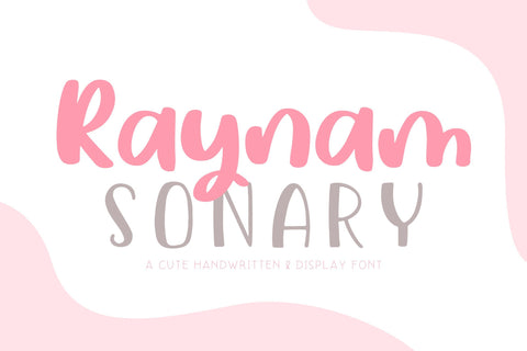 Raynam Sonary Font Duo Font dapiyupi store 