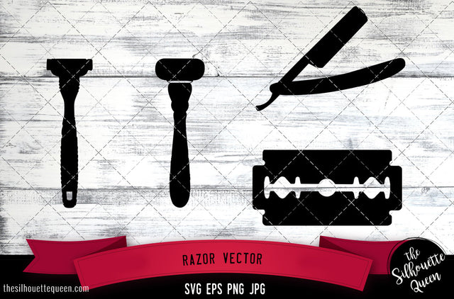 Razor Silhouette Vector SVG SVG Loveleen Kaur 