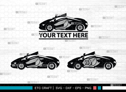 Rc Car Monogram, Rc Car Silhouette, Racing Car Svg, Rc Car Svg, Race Car Svg, Sports Car Svg, SB00048 SVG ETC Craft 