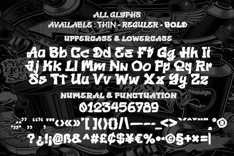 Reach You - Display Graffiti Style Font Font twinletter 