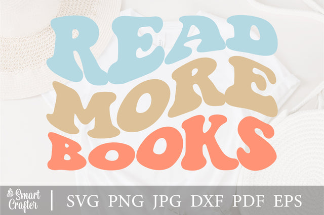 Read more books svg, BookWorm svg, Book lover svg, Reading books svg, Back to school svg, Librarian svg, Just one more chapter svg SVG Fauz 