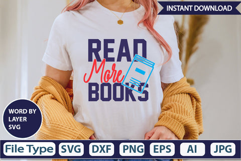 Read More Books SVG Cut File SVG DesignPlante 503 