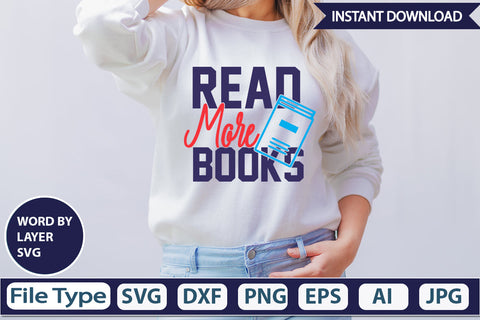 Read More Books SVG Cut File SVG DesignPlante 503 