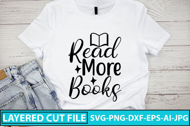 Read More Books SVG Cut File SVG Syaman 