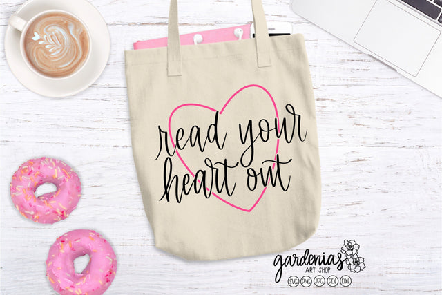 Read Your Heart Out SVG Gardenias Art Shop 