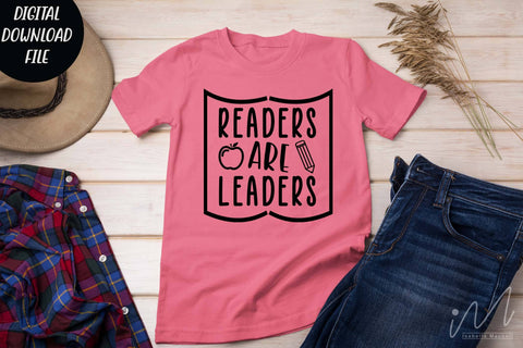 Readers are leaders svg, teacher shirt svg, teacher gift svg,teacher appreciation svg,gift for teacher svg, teacher svg SVG Isabella Machell 