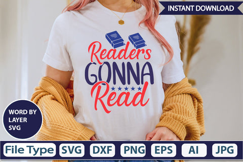 Readers Gonna Read SVG Cut File SVG DesignPlante 503 