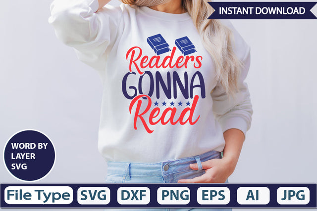 Readers Gonna Read SVG Cut File SVG DesignPlante 503 