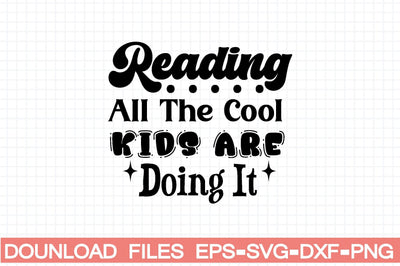 Reading All The Cool Kids are Doing It SVG farhad farhad 