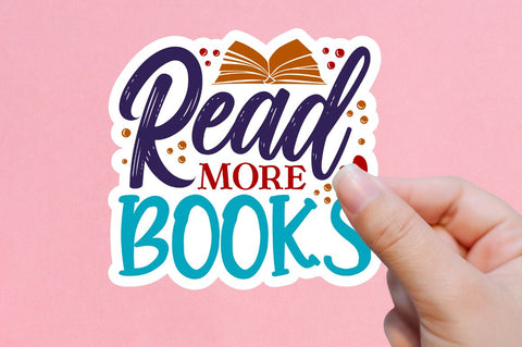 Reading & Books Stickers Bundle Sublimation Regulrcrative 