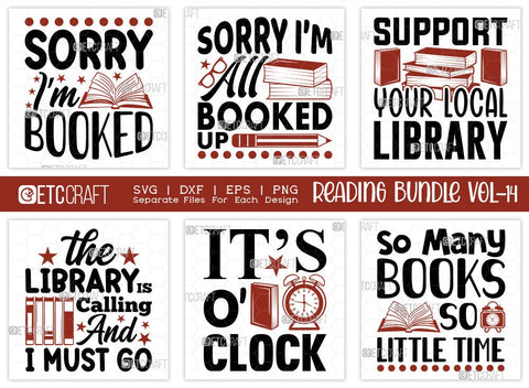 Reading Bundle Vol-14 | Read More Scroll Less Svg | You Had Me At Books Svg | Im A Word Nerd Svg | Word Nerd Svg | Reading Quote Design SVG ETC Craft 