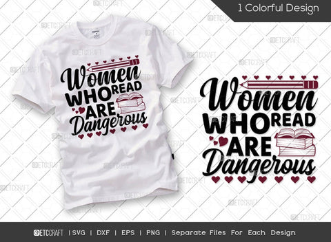 Reading Bundle Vol-17 | Professional Bookworm Svg | Bookaholic Svg | Fiction Addiction Svg | A Bookshelf Is A Treasure Chest For The Mind Svg | Reading Quote Design SVG ETC Craft 